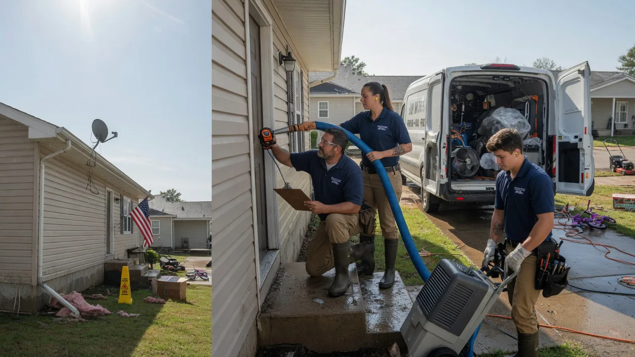 Ceiling Water Damage Restoration in Acme, LA near me